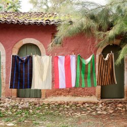 Ferm Living Hale Viskestykke - Olive/Green