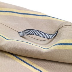 Ferm Living Hale Viskestykke - Oyster/Lemon/Bright Blue