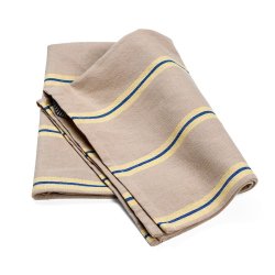 Ferm Living Hale Viskestykke - Oyster/Lemon/Bright Blue