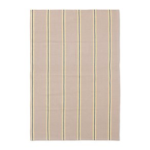 Ferm Living Hale Viskestykke - Oyster/Lemon/Bright Blue