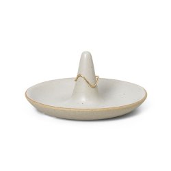 Ferm Living Ring Cone - Off-White Speckle