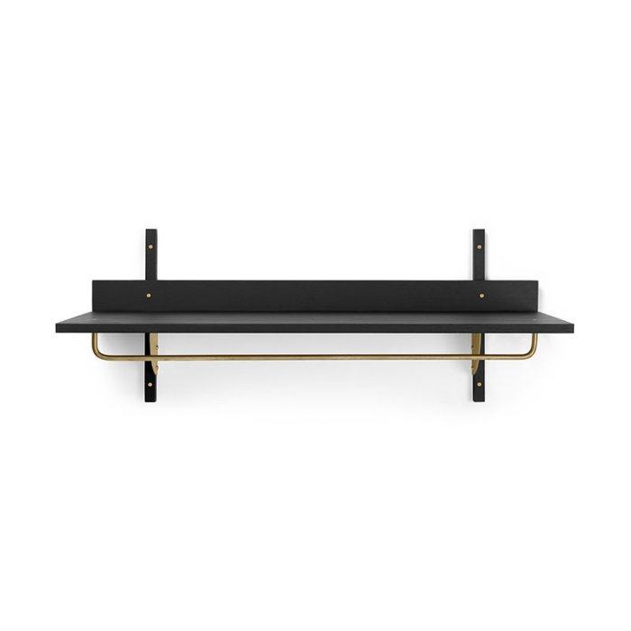 Ferm Living Sector Rack Hylde - Sort Ask/Messing