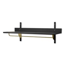 Ferm Living Sector Rack Hylde - Sort Ask/Messing