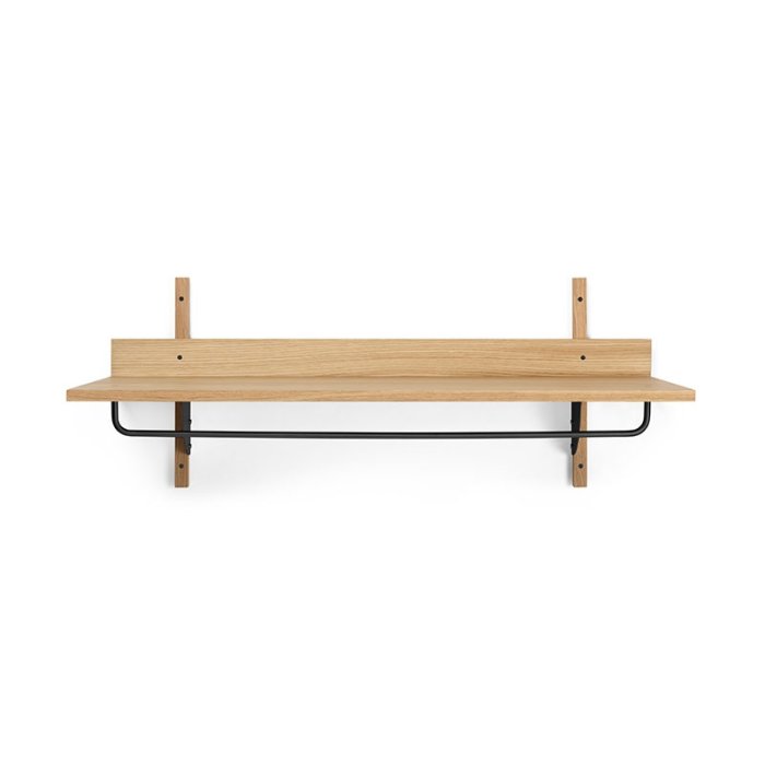 Ferm Living Sector Rack Hylde - Eg/Sort Messing