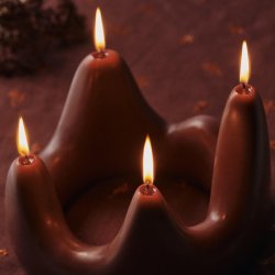 Ferm Living Stala Candle Ring Lysring Dark Grape