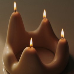 Ferm Living Stala Candle Ring Lysring Sand