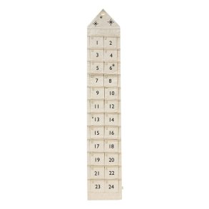 Ferm Living Star Julekalender Smal - Sand