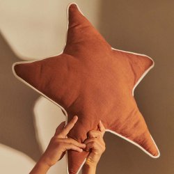 Ferm Living Star Pude Brown Clay