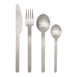 Ferm Living Stelo Bestikst 4 Dele Brstet Rustfrit Stl