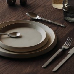 Ferm Living Stelo Bestikst 4 Dele Brstet Rustfrit Stl