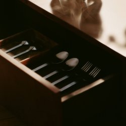 Ferm Living Stelo Bestikst 4 Dele Brstet Rustfrit Stl