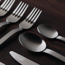 Ferm Living Stelo Bestikst 4 Dele Brstet Rustfrit Stl