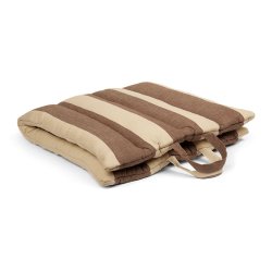 Ferm Living Strand Foldemadras - Carob Brown/Parchment