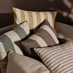 Ferm Living Strand Udendrspude - 50x50 cm - Warm Yellow/Parchment