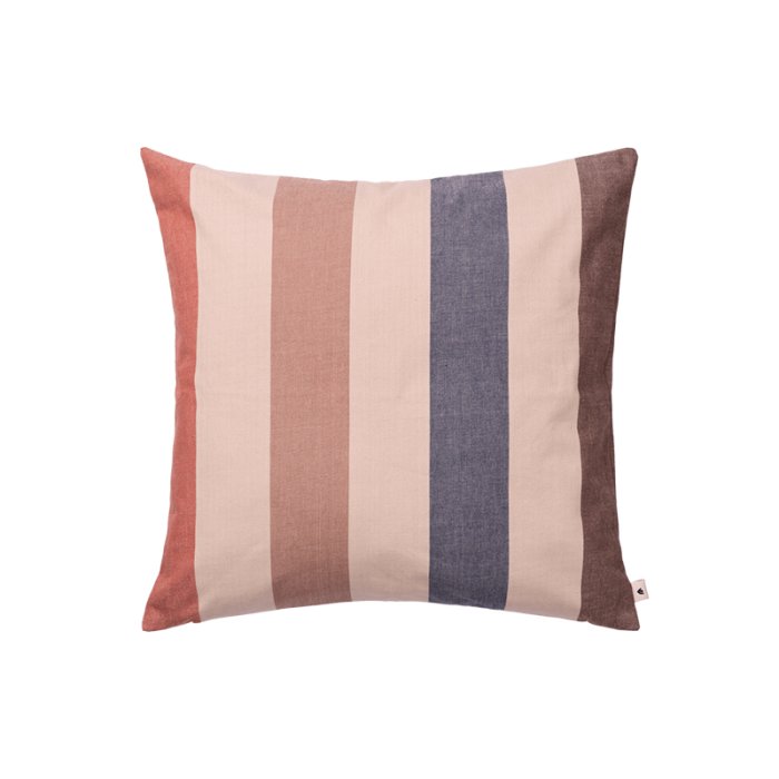 Ferm Living Strand Udend�rspude 50x50 cm Cashmere/Mocha/Indigo Blue