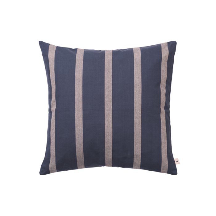 Ferm Living Strand Udend�rspude 50x50 cm Indigo Blue/Parchment