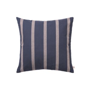 Ferm Living Strand Udend�rspudebetr�k 50x50 cm Indigo Blue/Parchment