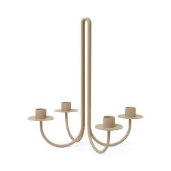 Ferm Living Sway Candelabra Lysestage - Cashmere