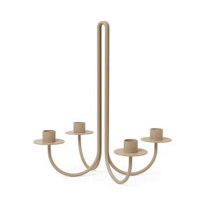 Ferm Living Sway Candelabra Lysestage - Cashmere