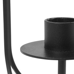 Ferm Living Sway Candelabra Lysestage - Sort