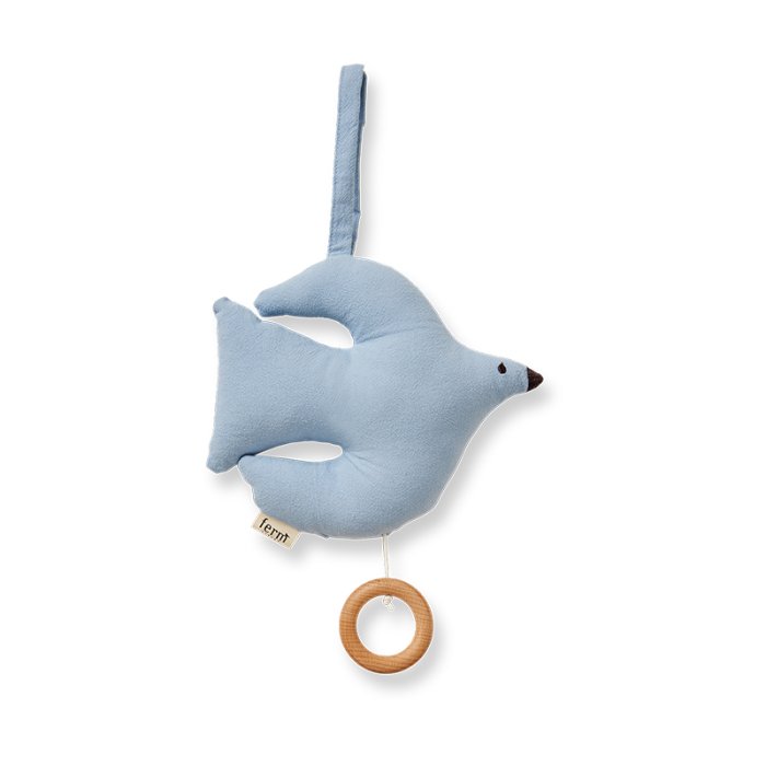 Ferm Living Swif Bird Musik Uro Blue Fog