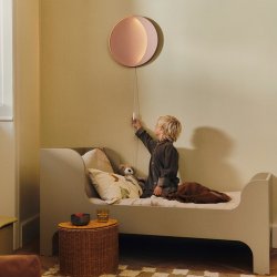 Ferm Living Swif Bird Embroidered Pude 60x40 cm