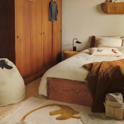 Ferm Living Swif Bird Embroidered Pudebetrk 60x40 cm