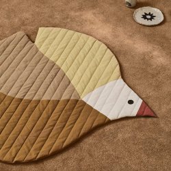 Ferm Living Swif Bird Quiltet Tppe Multi