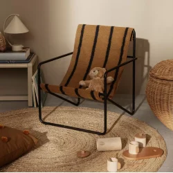 Ferm Living Eternal Jute Tppe - Rundt - Small - Natur