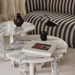 Ferm Living Taula Sofabord White/Charcoal