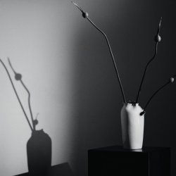 Ferm Living Tereo H�j Vase H27cm Off-White Speckle