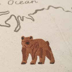 Ferm Living The World Puf - Off-White