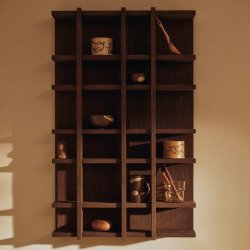 Ferm Living Tilem Hylde 4x6 M�rkbejdset Eg