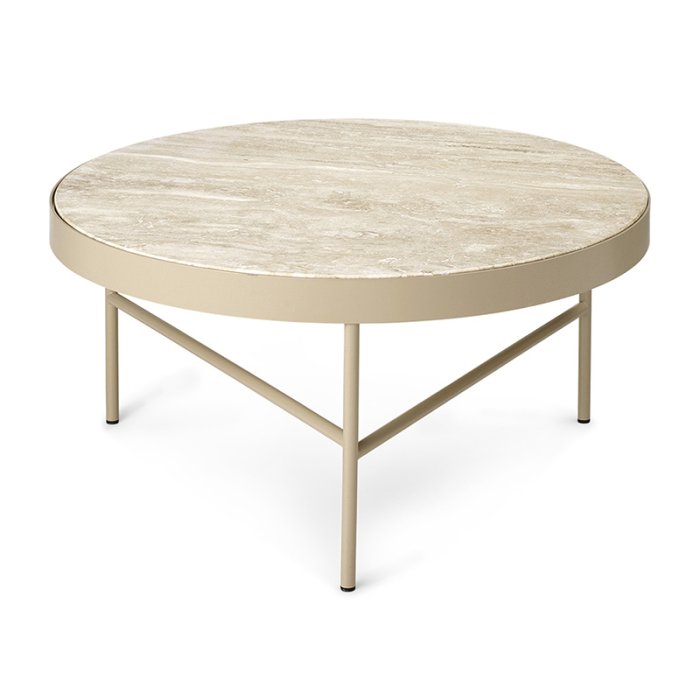 Ferm Living Travertin Sofabord Cashmere