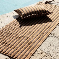 Ferm Living True Roll-up Madras - Sugar Kelp/Sort