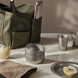 Ferm Living Tumbled Kop Rustfrit Stl