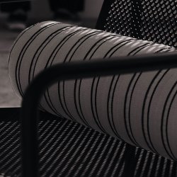 Ferm Living Twill Bolster Pude Off-white/Sort