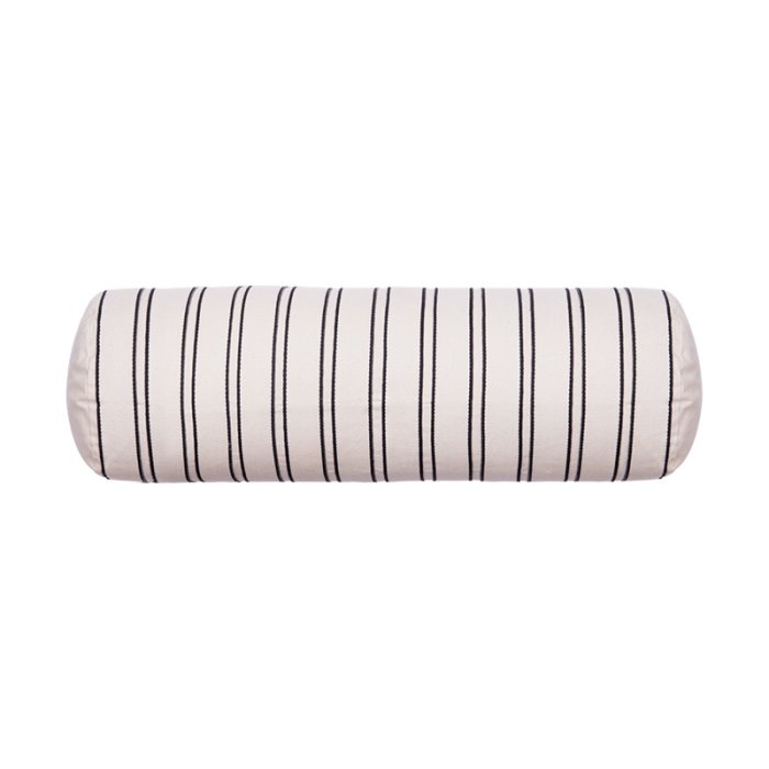 Ferm Living Twill Bolster Pude Off-white/Sort