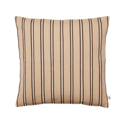 Ferm Living Twill Pude 50x50 cm Cashmere/Sort