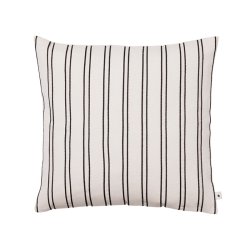 Ferm Living Twill Pude 50x50 cm Off-white/Sort