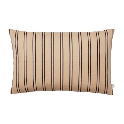 Ferm Living Twill Pude 60x40 cm Cashmere/Sort