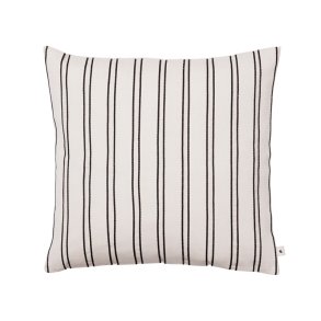 Ferm Living Twill Pudebetrk 50x50 cm Off-white/Sort