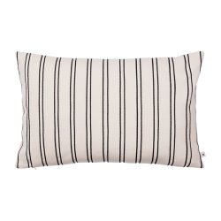 Ferm Living Twill Pudebetrk 60x40 cm Off-white/Sort