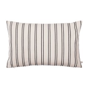 Ferm Living Twill Pudebetrk 60x40 cm Off-white/Sort