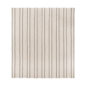 Ferm Living Twill Senget�ppe Double Off-white/Sort