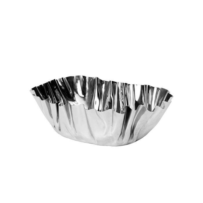 Ferm Living Tydra Skl H10 cm Spejlpoleret