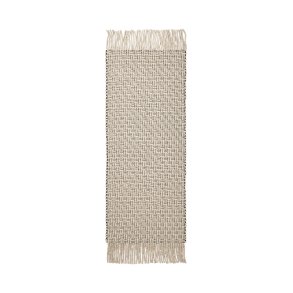 Ferm Living Udo L�ber 80x200 cm Off-white/Sort