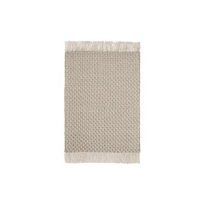 Ferm Living Udo T�ppe 140x200 cm Off-white/Sort