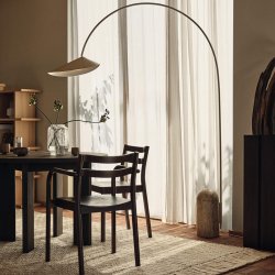 Ferm Living Udo T�ppe 200x300 cm Off-white/Sort
