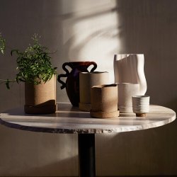 Ferm Living Uneru Potte - Hvid - 16 cm